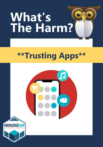 Front side of Trusting Apps card