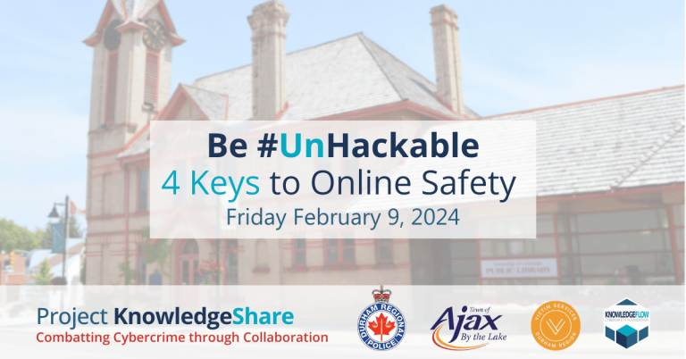 Be #UnHackable – 4 Keys to Online Safety – Uxbridge